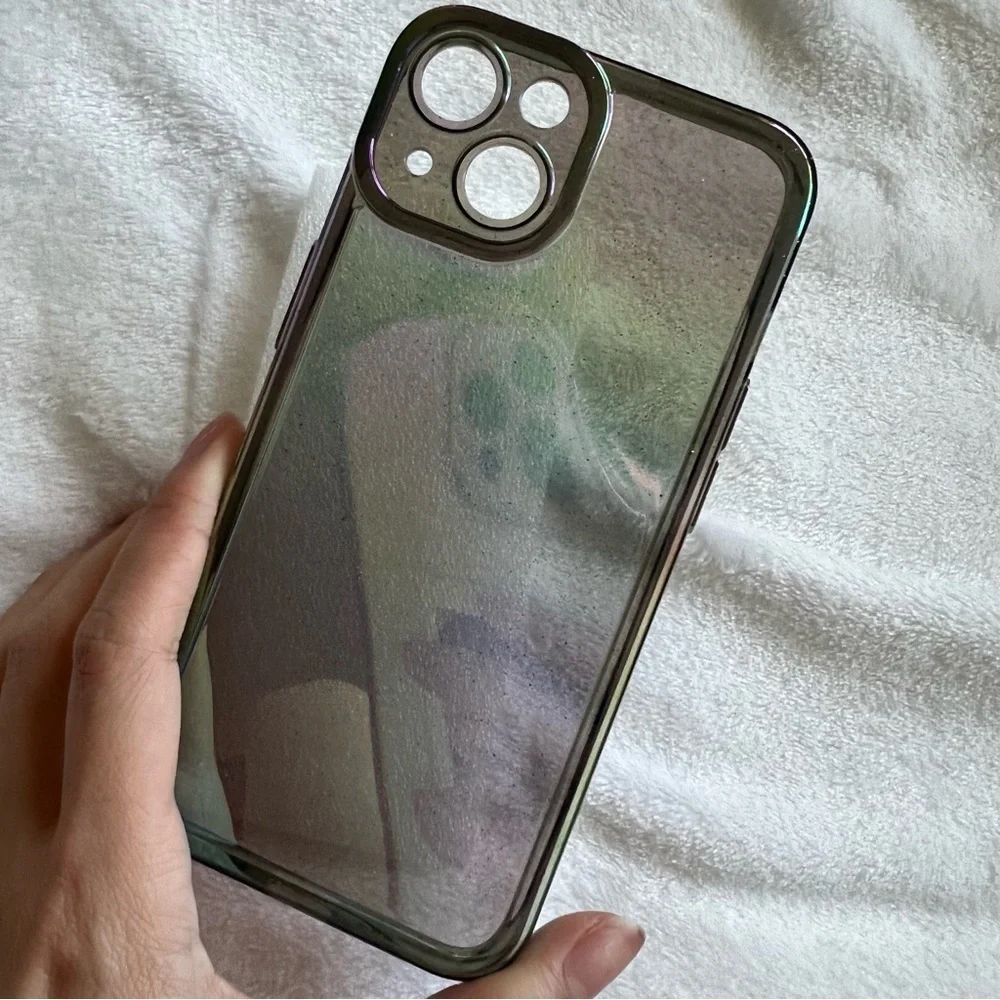 Gradient Glitter Clear Soft Case For IPhone 13 Shockproof Transparent